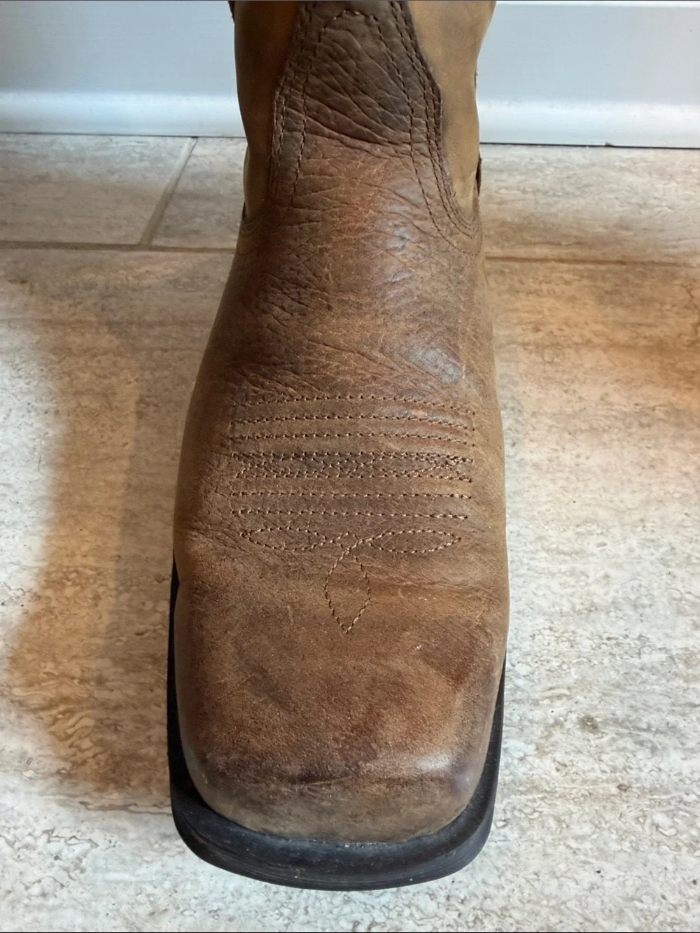 Ariat Men’s Rambler Western Boots - Square Toe, Size 11.5EE, Brown, 10002317